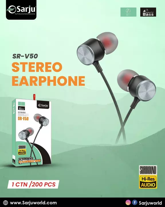 Sarju earphones discount