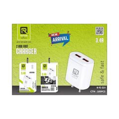 3.4A Fast Dual USB Charger