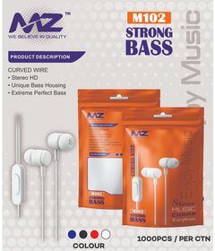 MZ Stereo Sound Wired Headphones