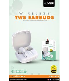 15 Hours Music Time Wireless Tws EarBuds